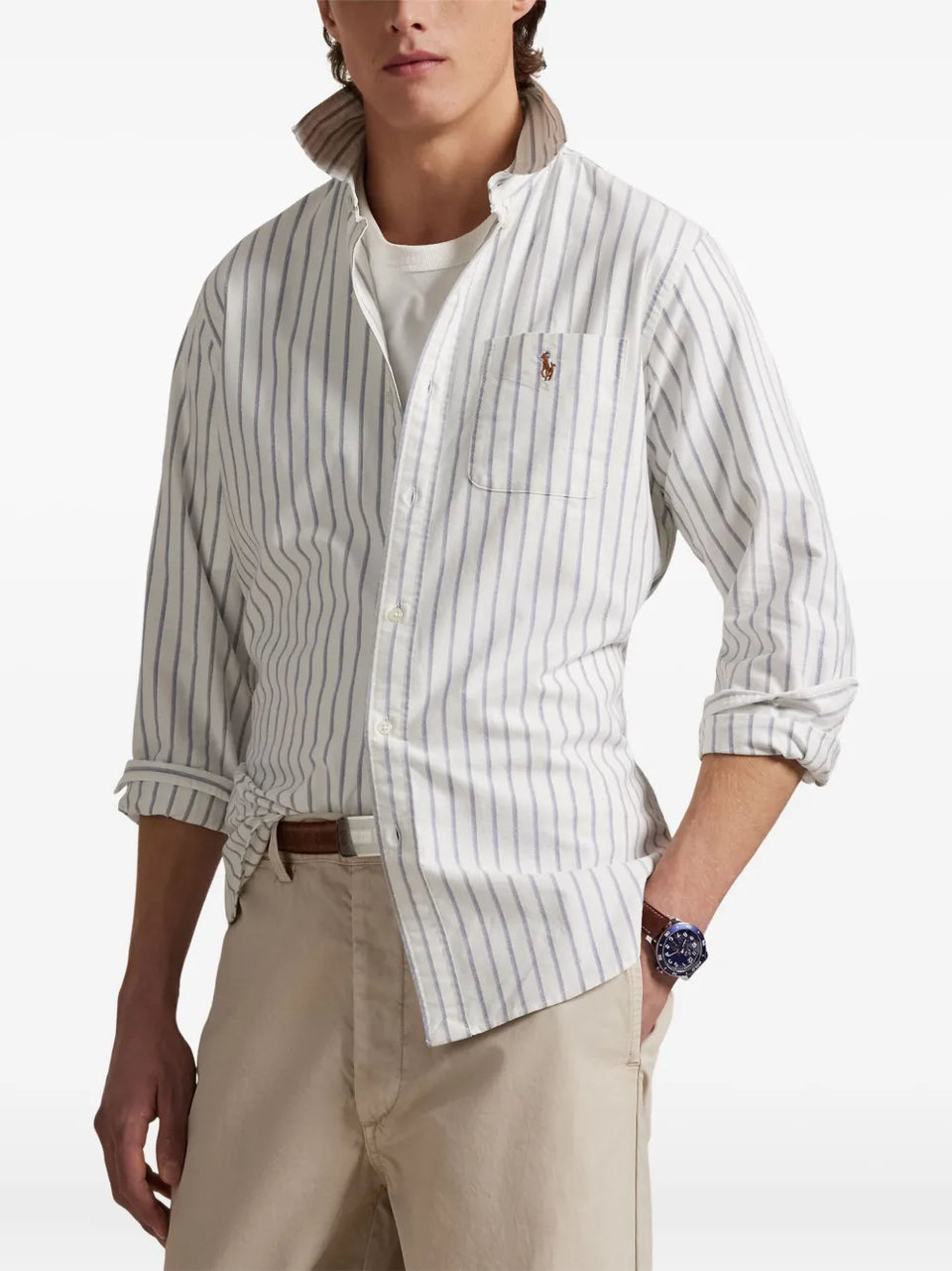 striped Oxford shirt