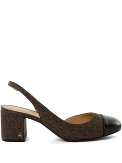57mm monogram slingback pumps