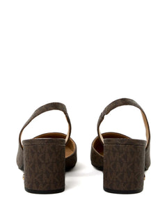 57mm monogram slingback pumps