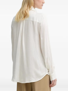sequin-embellished collared shirt