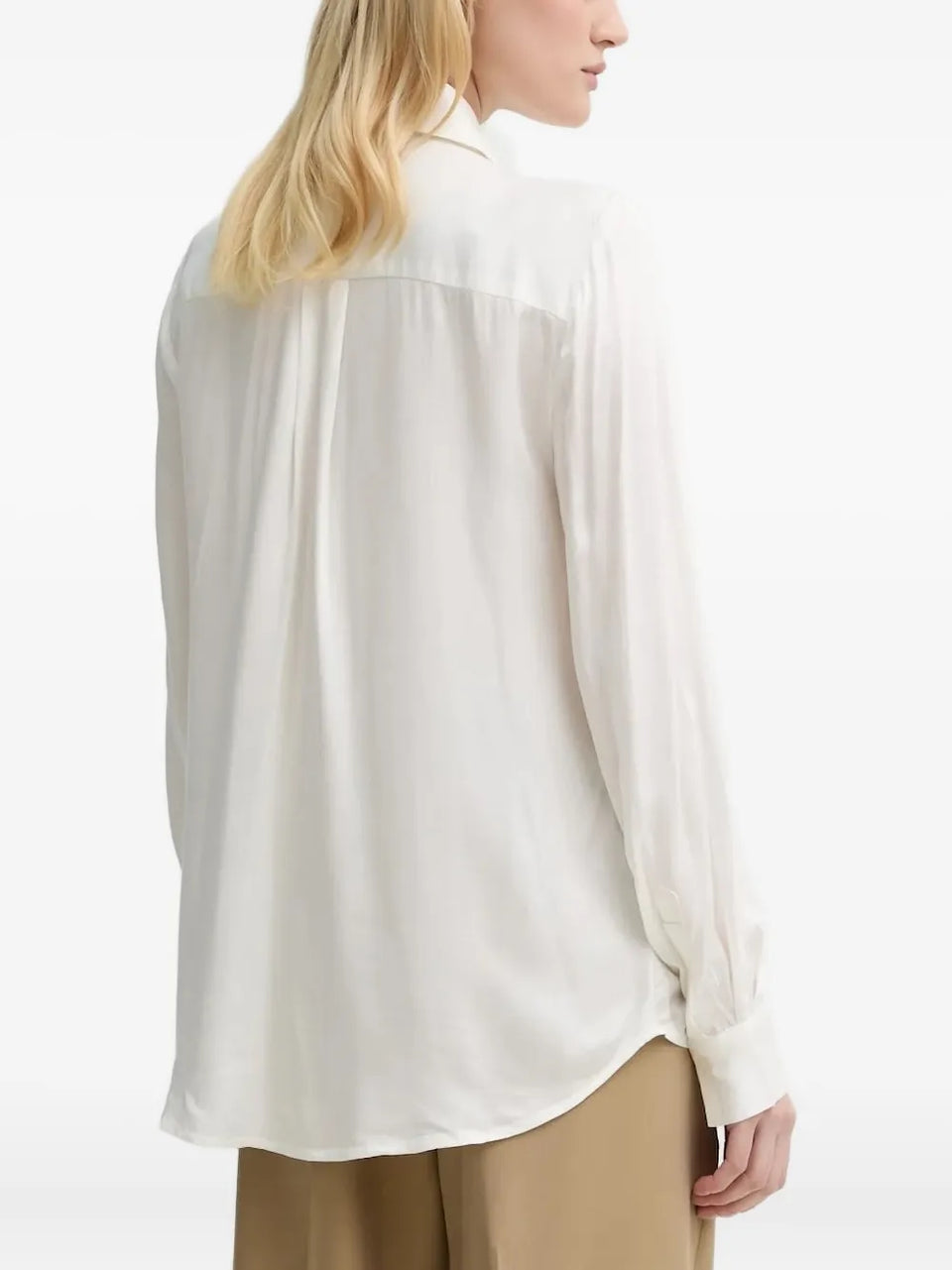 sequin-embellished collared shirt