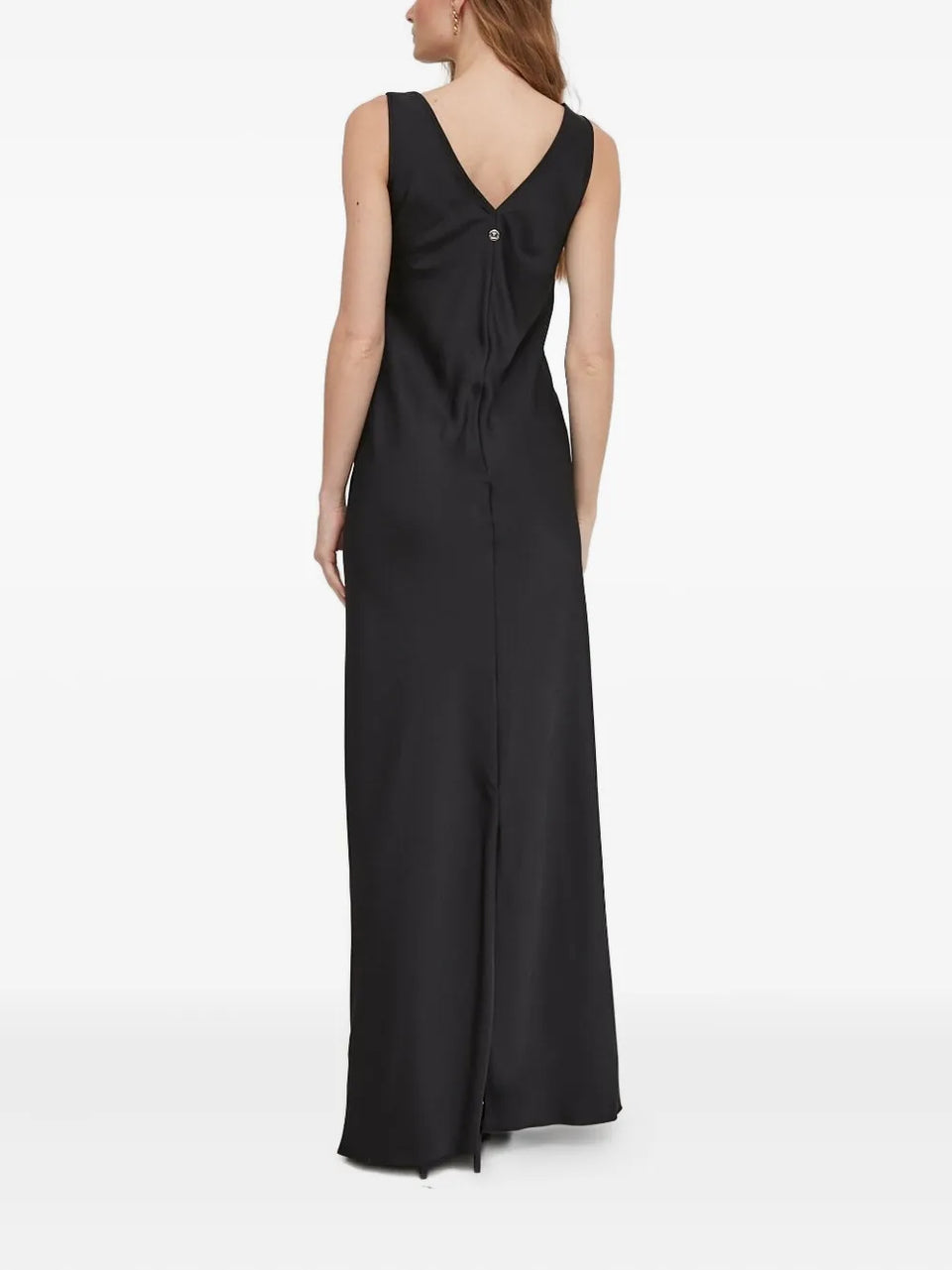satin maxi dress