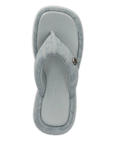 denim slides