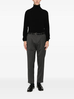 pleated chinos