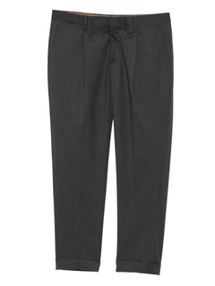 pleated chinos