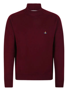 ribbed logo sweater