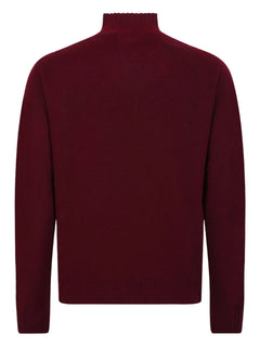 ribbed logo sweater