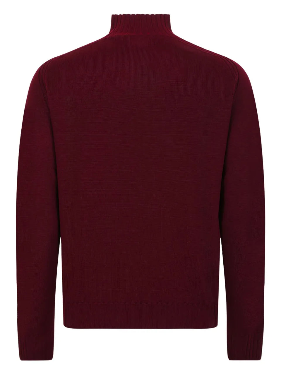 ribbed logo sweater