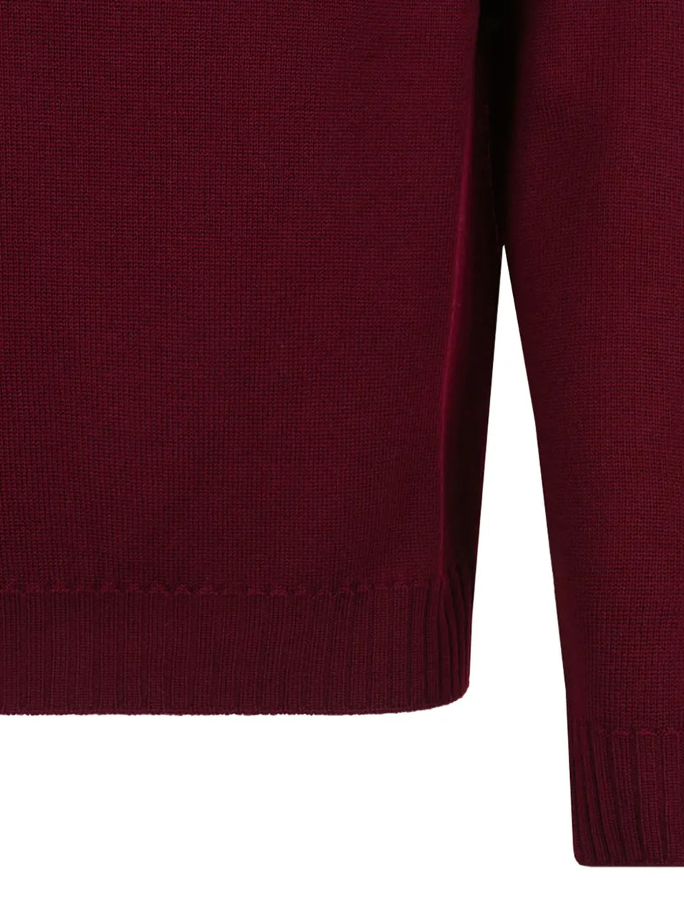 ribbed logo sweater
