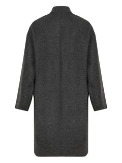 double-breasted wool coat