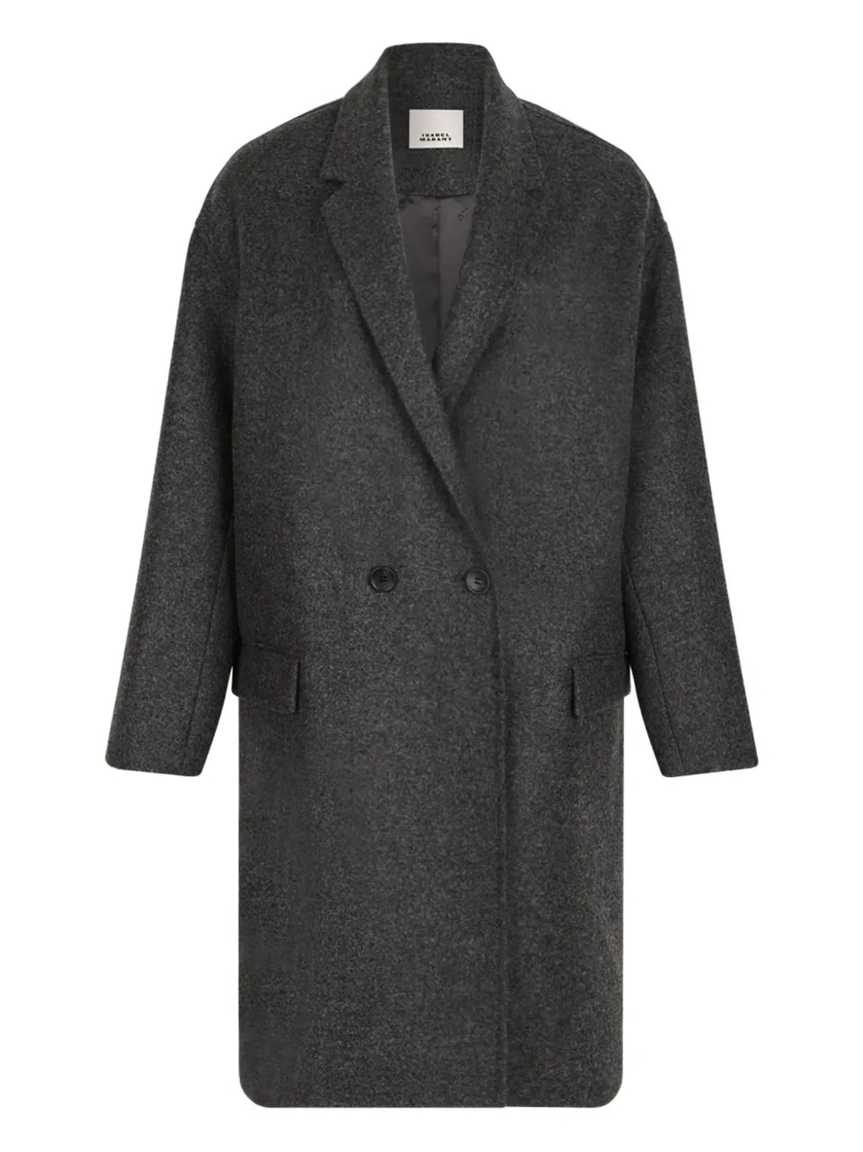 double-breasted wool coat