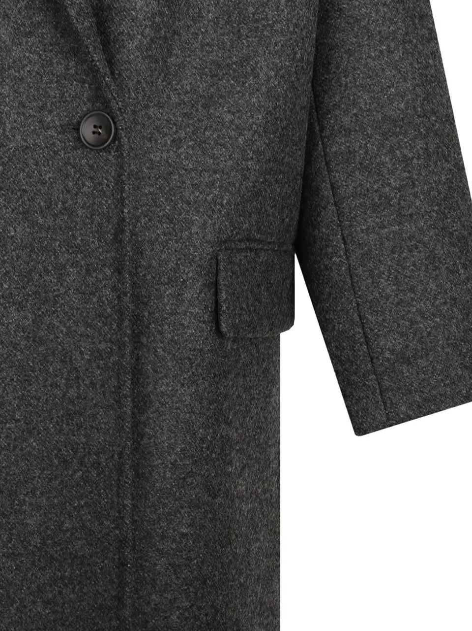 double-breasted wool coat