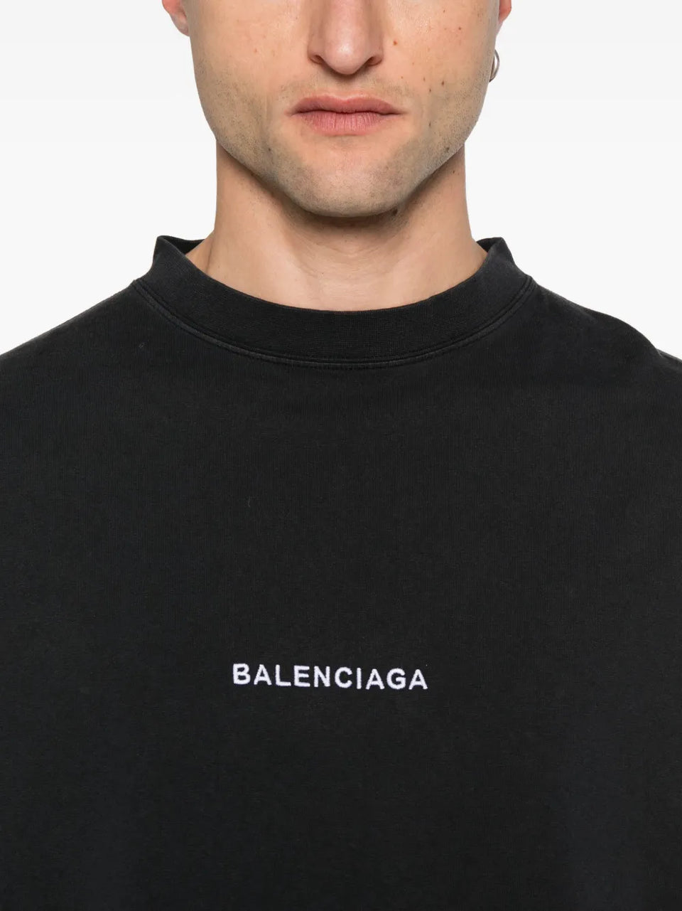 logo-embroidered sleeve-patch T-Shirt