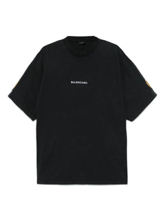 logo-embroidered sleeve-patch T-Shirt