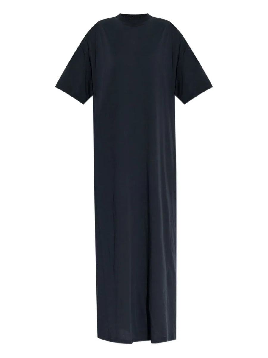 short-sleeve maxi dress