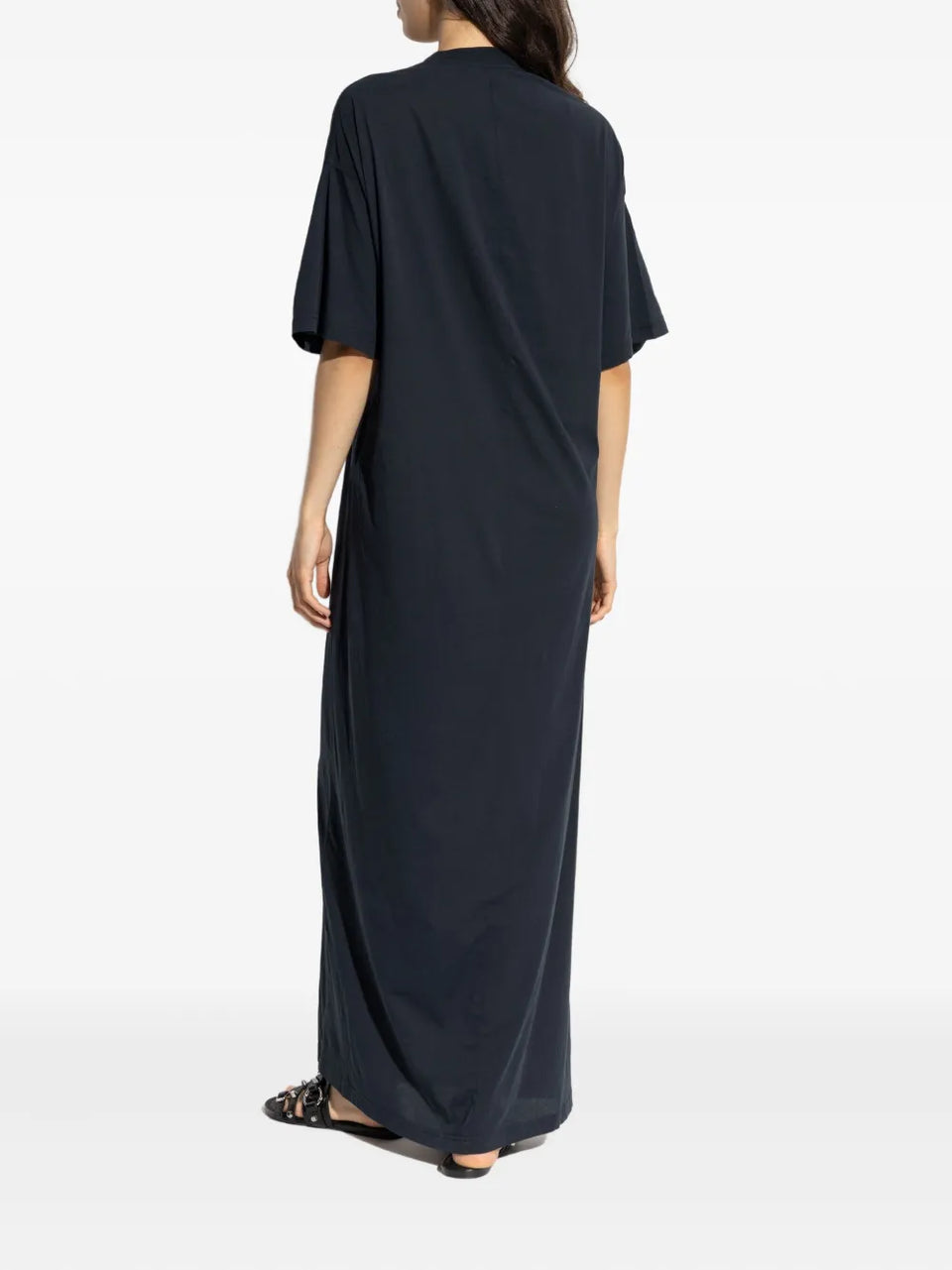short-sleeve maxi dress