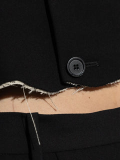 single-breasted notched lapels blazer