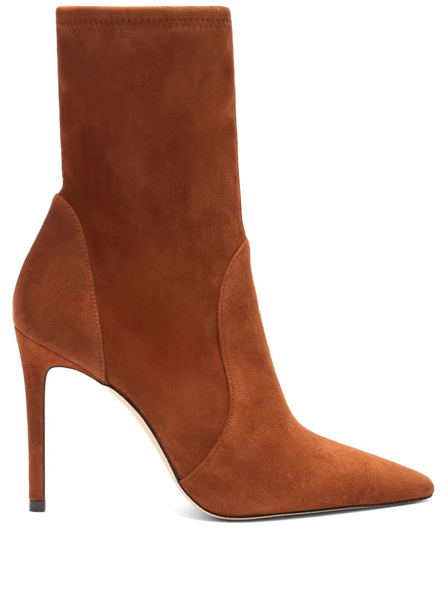 100MM pointed-toe sock boots