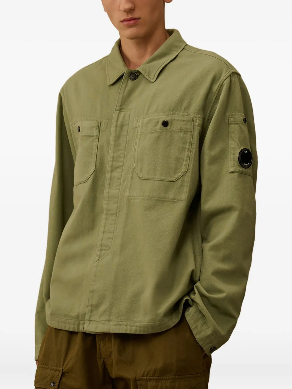 patch-pocket shirt jacket