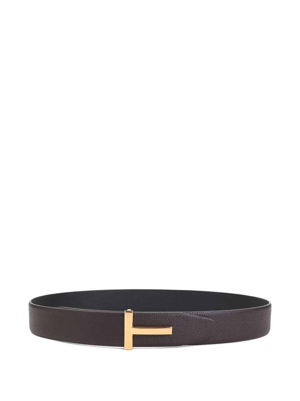 TOM FORD leather T-buckle belt