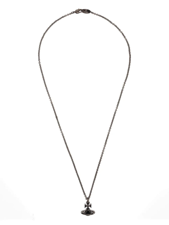 Orb rhinestone-embellished necklace