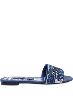 embroidered-logo sandals