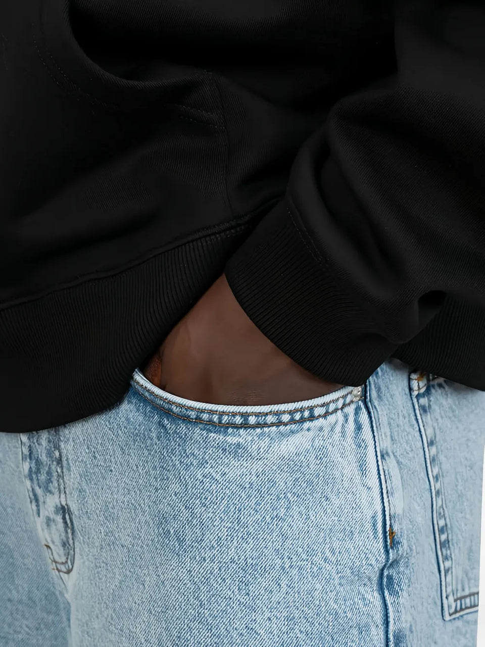 embroidered-logo jeans
