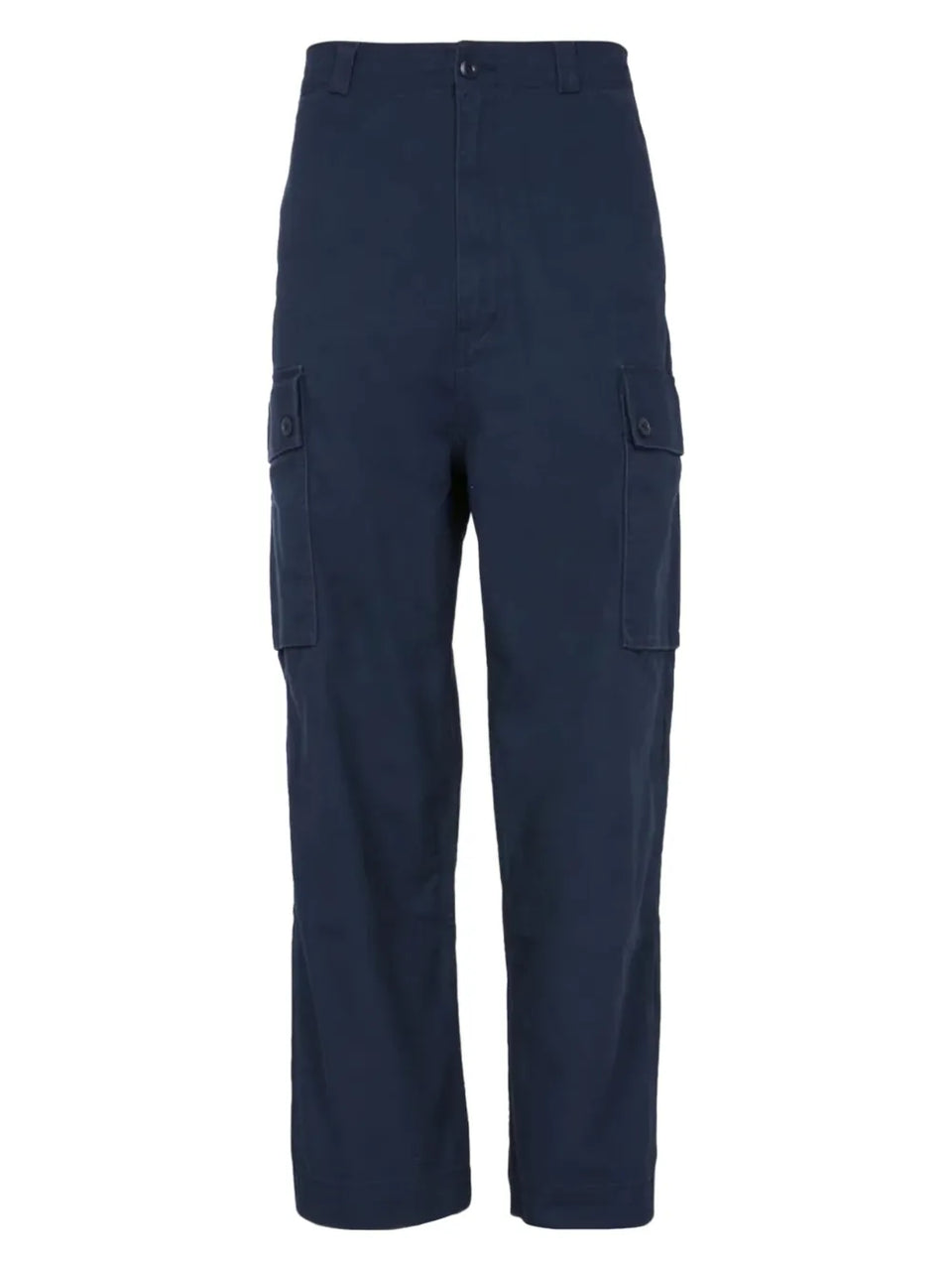 cargo straight-leg trousers