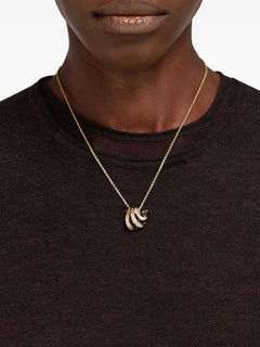 Triple Gancini crystal necklace