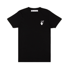 Off-White Spray Marker Slim Fit Black T-Shirt