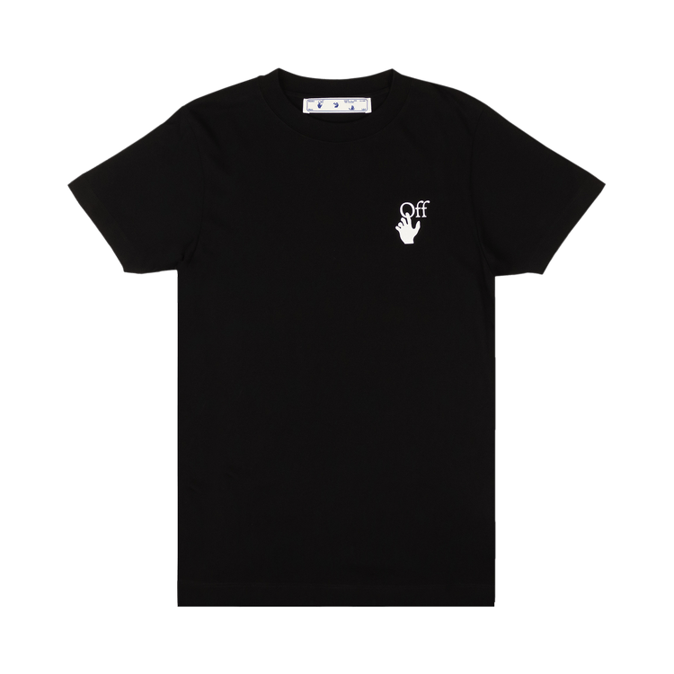 Off-White Spray Marker Slim Fit Black T-Shirt