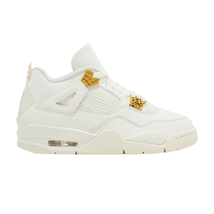 AIR JORDAN 4 RETRO Off WhiteMETALLIC GOLD-BLACK