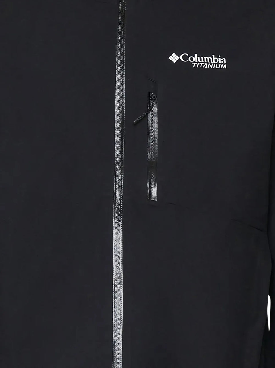 logo print hooded jacket
