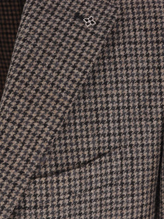 houndstooth wool blazer