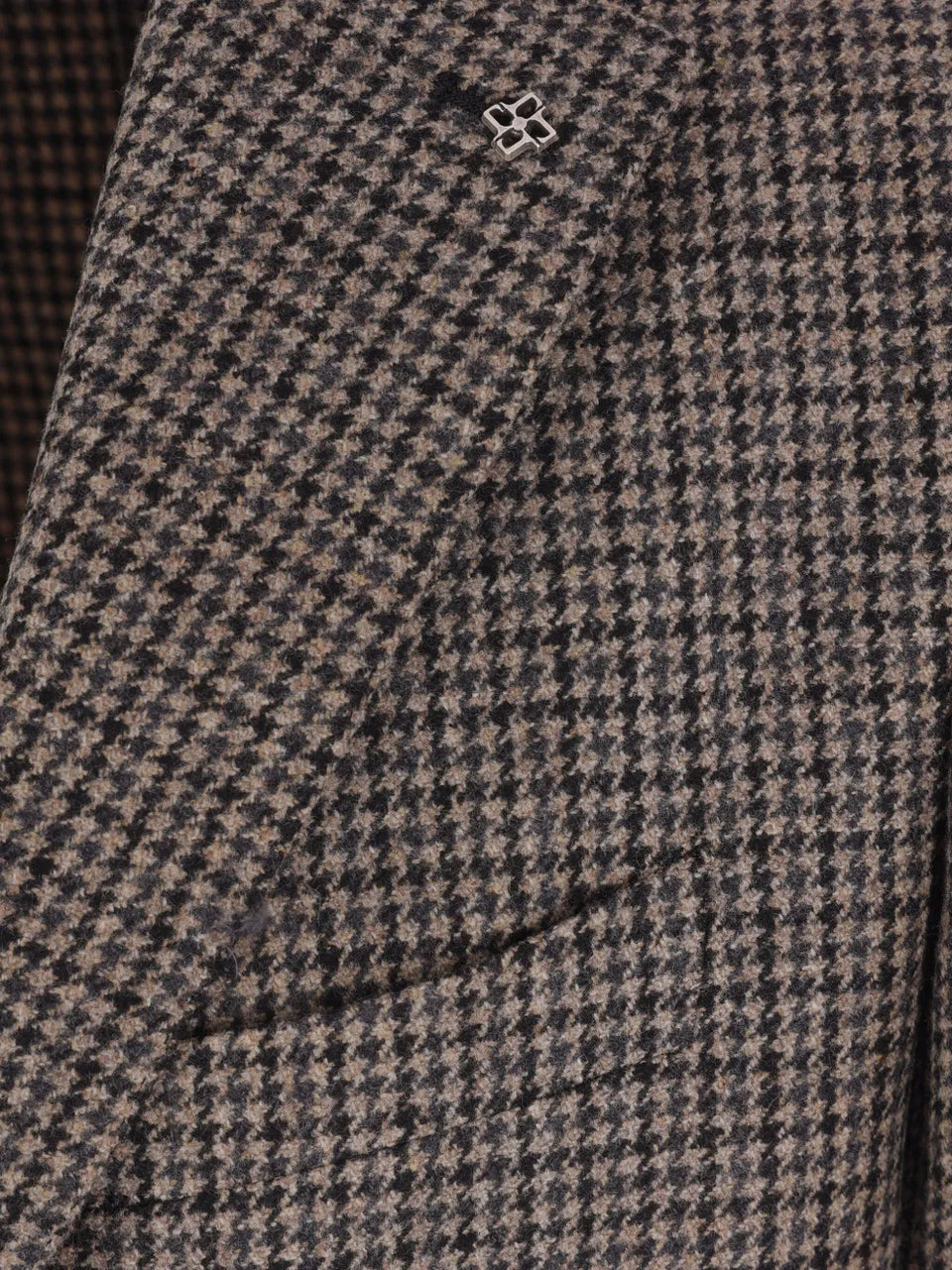houndstooth wool blazer