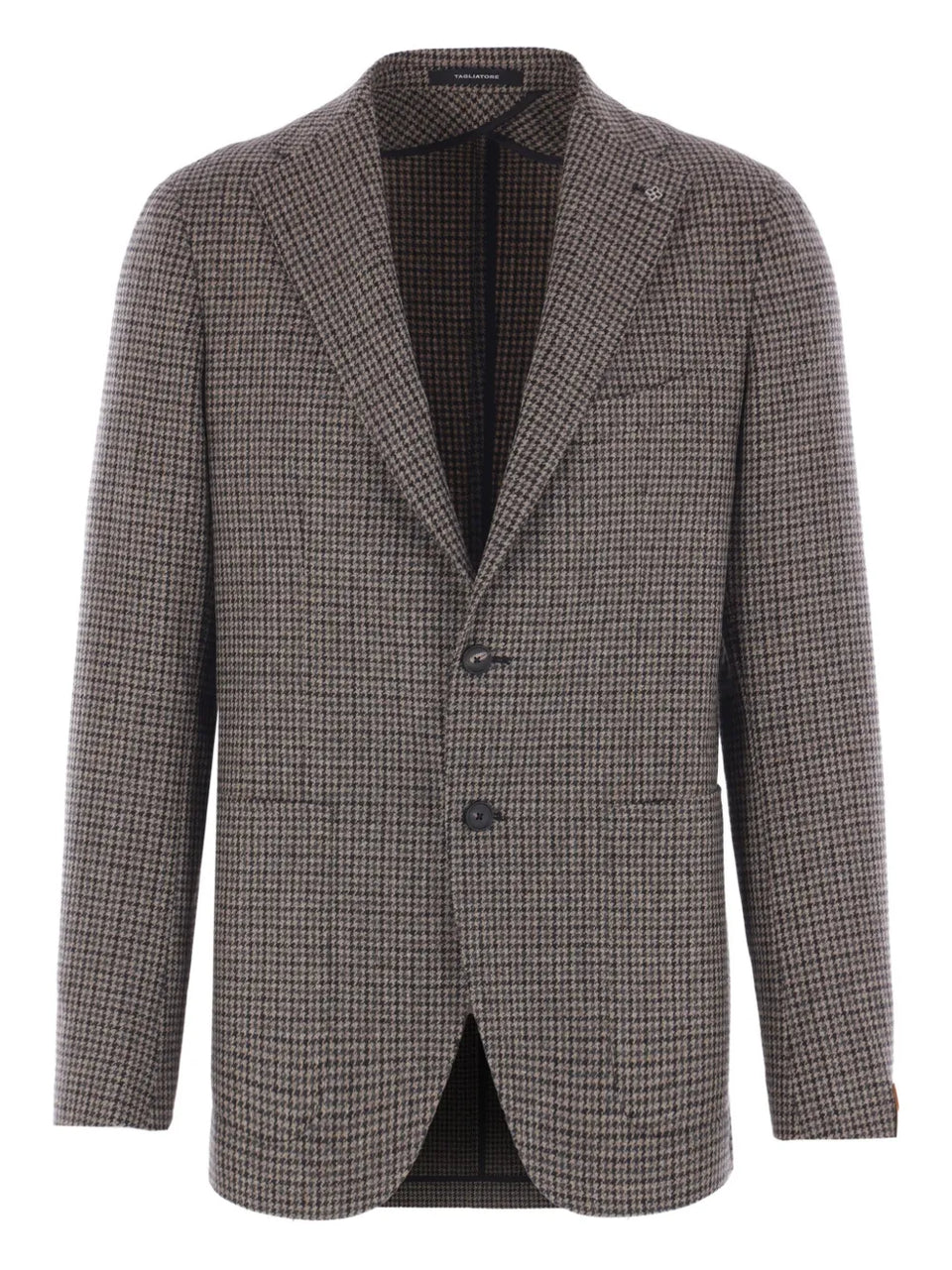 houndstooth wool blazer