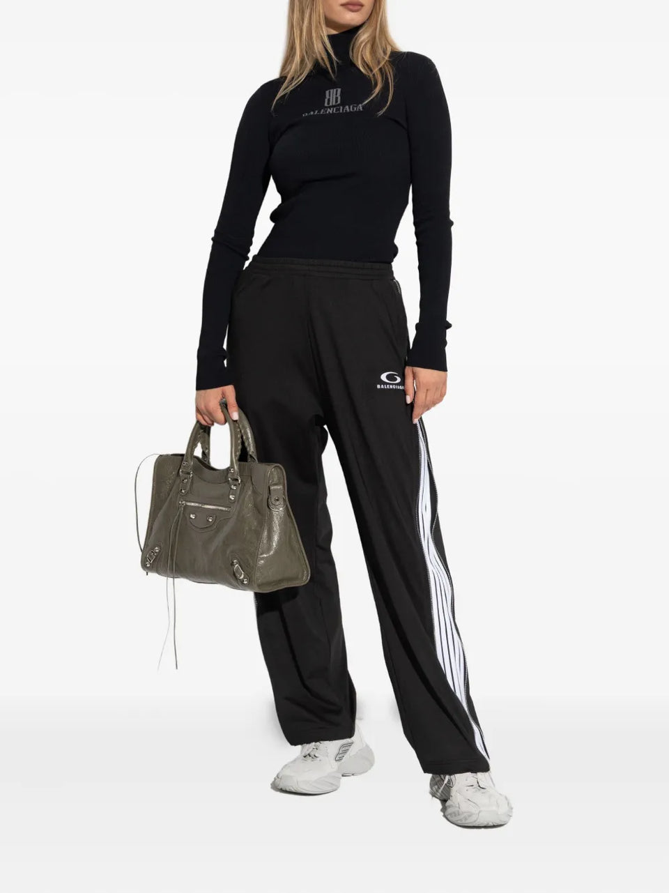 stripe-detail track pants