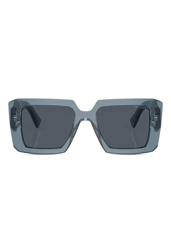 logo-embellished square-frame sunglasses