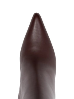 90mm sculpted-heel pointed-toe boots