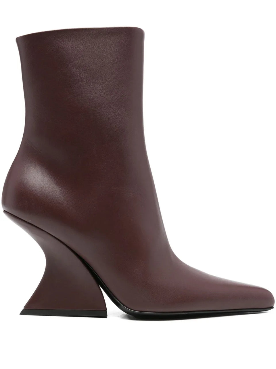 90mm sculpted-heel pointed-toe boots