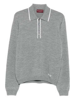 perforated polo shirt