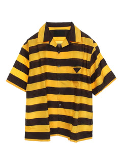 2020s striped silk shirt