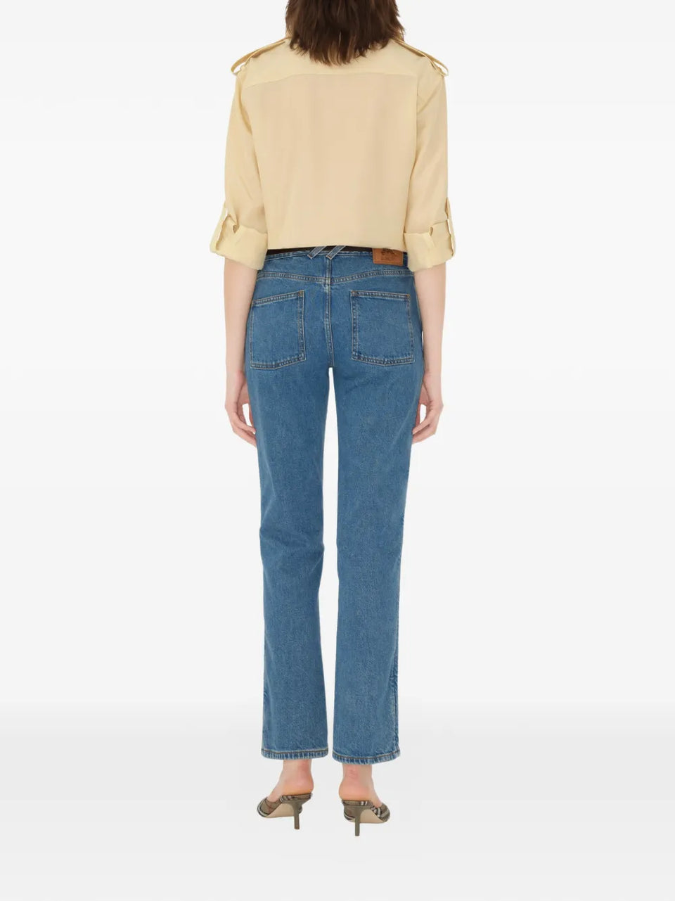 straight five-pocket jeans