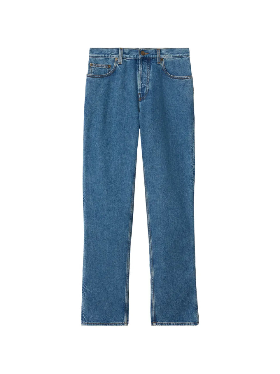 straight five-pocket jeans