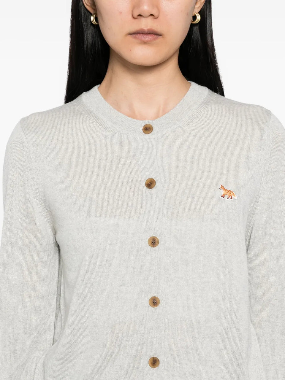 Baby Fox Patch cardigan