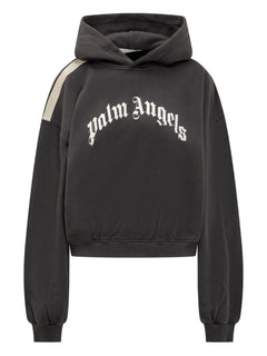 stripe-detail logo-print Hoodie