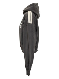 stripe-detail logo-print Hoodie
