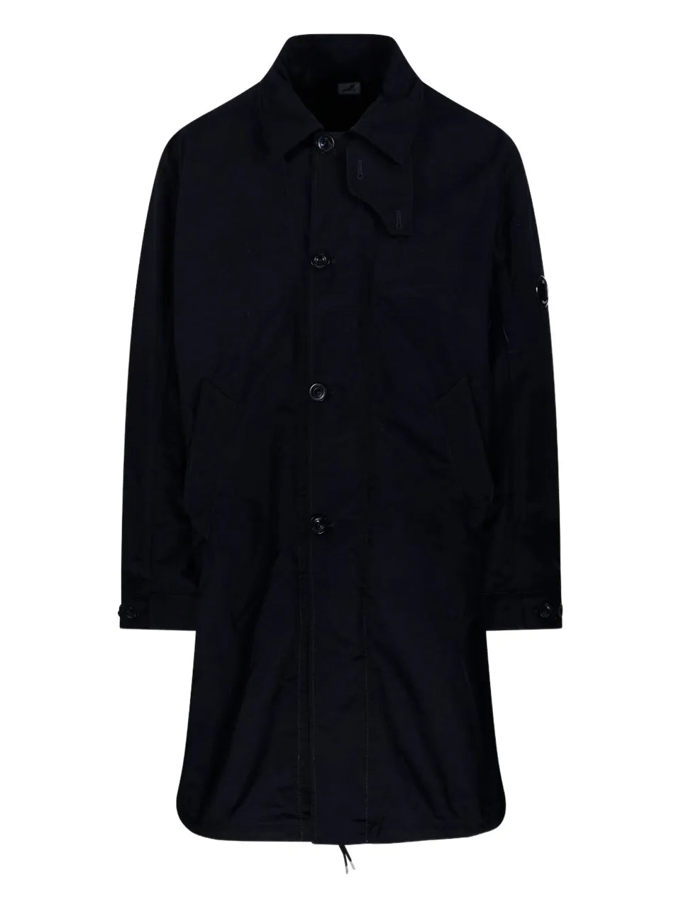 button-fastening Lens-detail coat