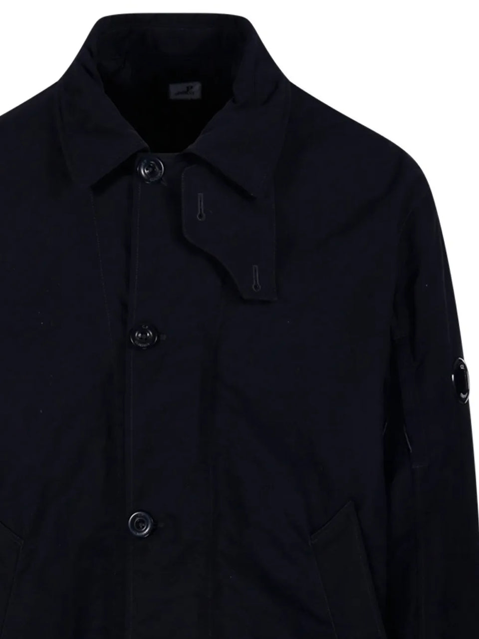 button-fastening Lens-detail coat