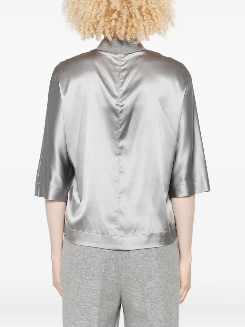 mock-neck T-Shirt
